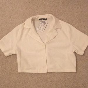 Brandy Melville cropped shirt